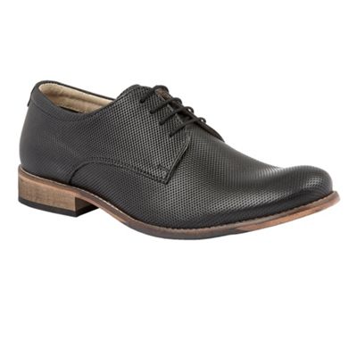 Black leather 'Camden' lace up shoes